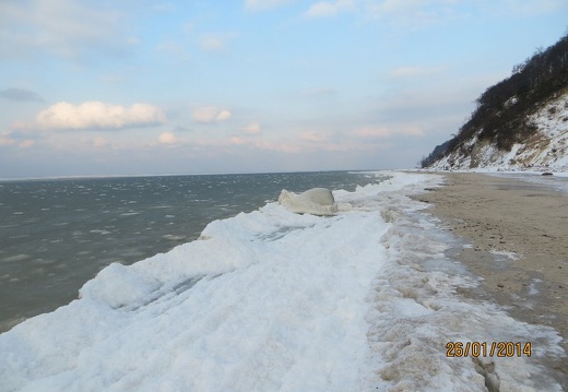 Zima nad morzem (26.01.2014)